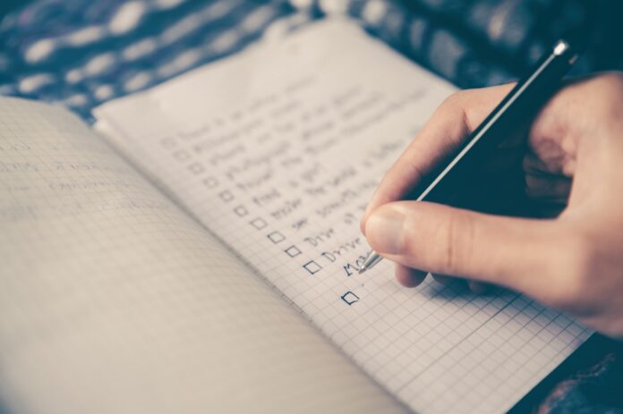 how to create a bucket list